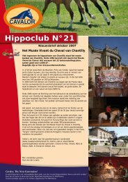 Hippoclub Nieuwsbrief nr. 21 - Cavalor