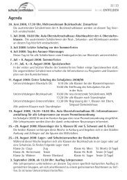 Agenda - Schule Entfelden