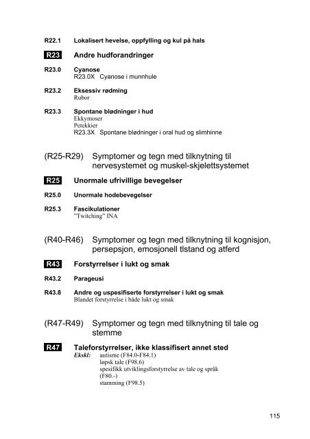 Internasjonal klassifikasjon av sykdommer og beslektede ... - KITHs