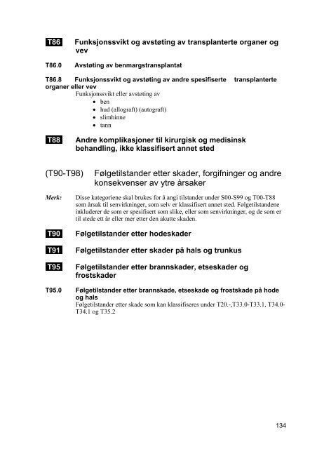 Internasjonal klassifikasjon av sykdommer og beslektede ... - KITHs