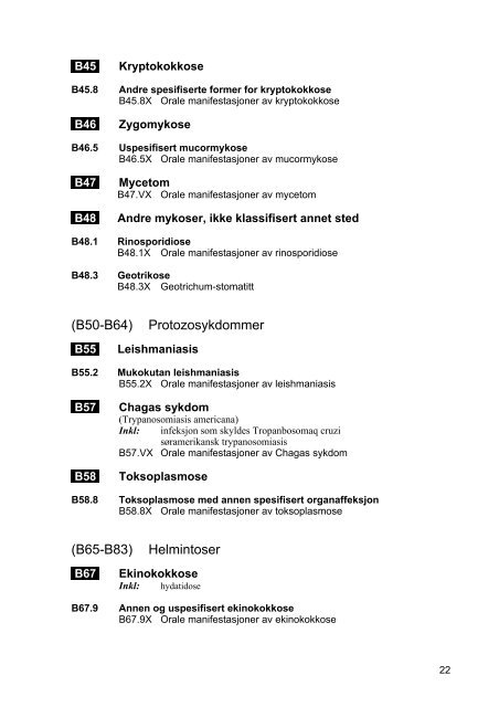 Internasjonal klassifikasjon av sykdommer og beslektede ... - KITHs