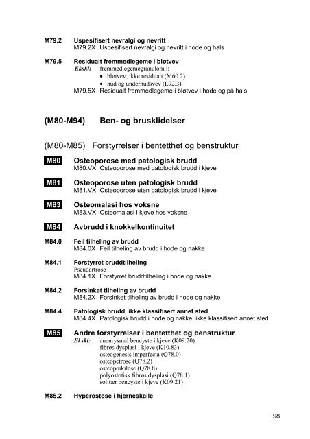 Internasjonal klassifikasjon av sykdommer og beslektede ... - KITHs