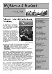 Jaargang 2, nummer 5 (oktober 2007) - Wijkkrant Hatert