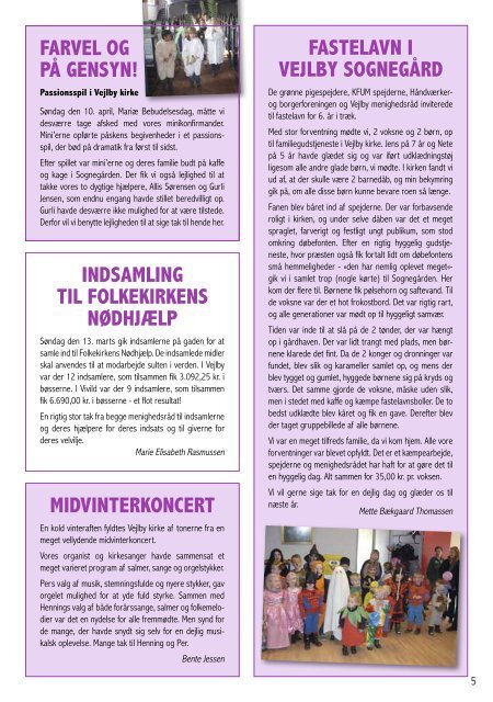 Kirkeblad nr. 2 - 2011 - Vivild-Vejlby pastorat