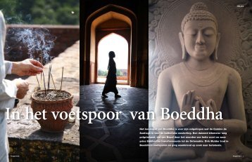 Het levenspad van Boeddha is voor zijn volgelingen wat de Camino ...