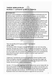 Leerlingen werkblad 1 - Echt gebeurd! - Utrecht