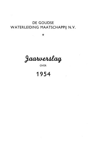 Jaarverslag GWM 1954 - Oasen