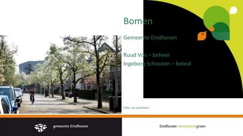 Concept Boombeheerplan, Ruud Vos Ingeborg schouten.