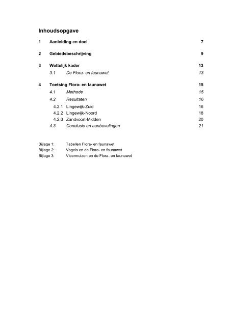 en faunaonderzoek tbv sloop - Gemeente Gorinchem