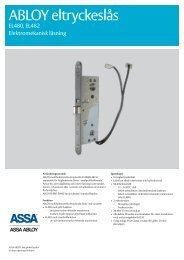 ASSA Eltryckeslås Abloy 480-482