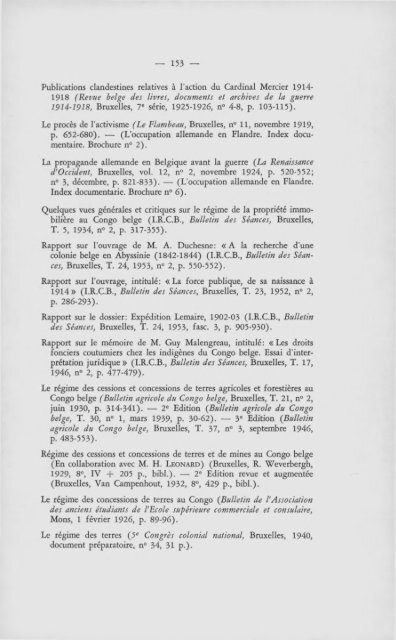 (1964) n°1 - Royal Academy for Overseas Sciences