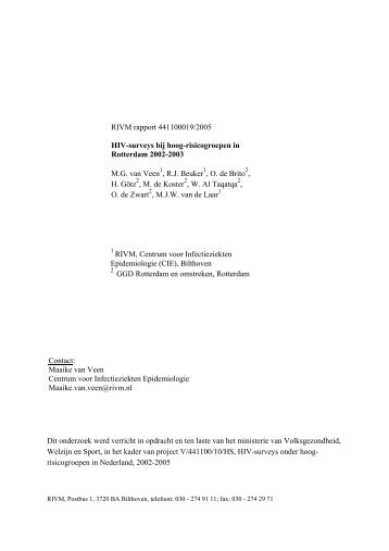 HIV-survey hoog risico groepen in Rotterdam - Prostitutie.nl