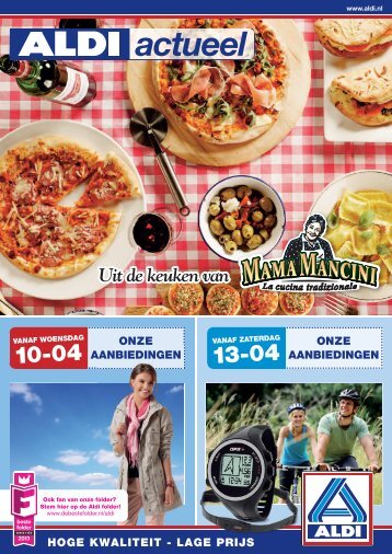De folder nu als PDF tonen. - Aldi