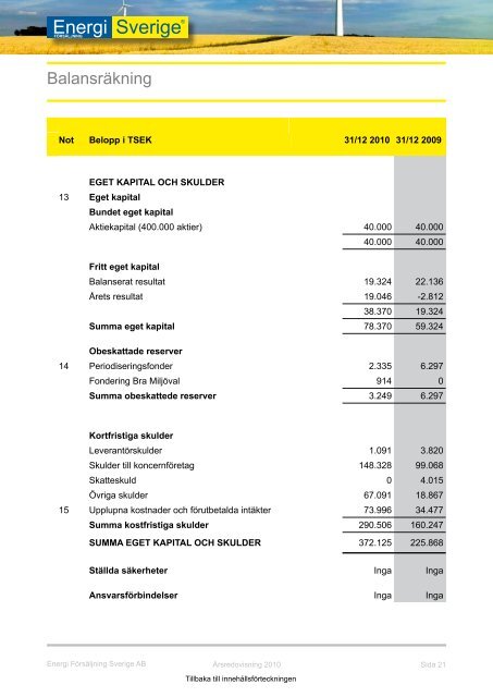 Årsredovisning - Energi Danmark