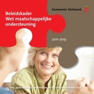 Wmo beleidsplan (pdf) - Gemeente Helmond
