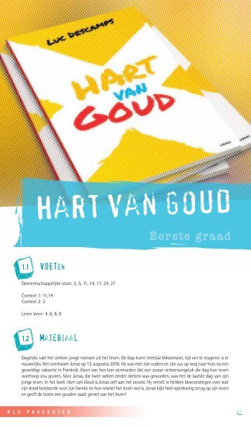 Lesfiche 1ste gr. Hart van Goud - Verkeerskunde