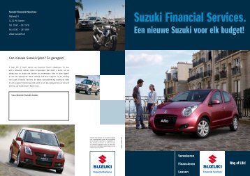 Brochure Suzuki Financial Services