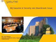 Plenaire lezing: Security als 'boardroom issue' door Cees Pisuisse