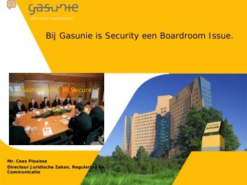 Plenaire lezing: Security als 'boardroom issue' door Cees Pisuisse