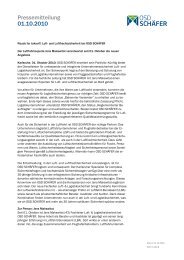 Pressemitteilung als Download (pdf) - OSD SCHÄFER