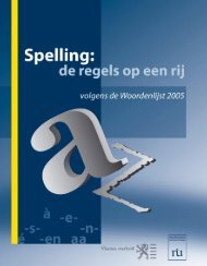 Spelling - de regels op een rij.pdf - Taaltelefoon.be