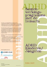 AZ Sint-Lucas Brugge - kinder- en jeugdpsychiatrie - folder ADHD