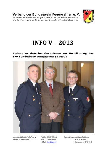 20130216 Info V-2013 - Verband der Bundeswehrfeuerwehren eV