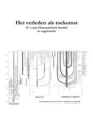 Het verleden als toekomst - Universiteit voor Humanistiek