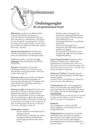 Ordningsregler