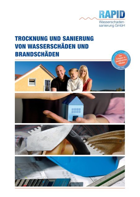 trocknung und sanierung von wasserschäden und brandschäden