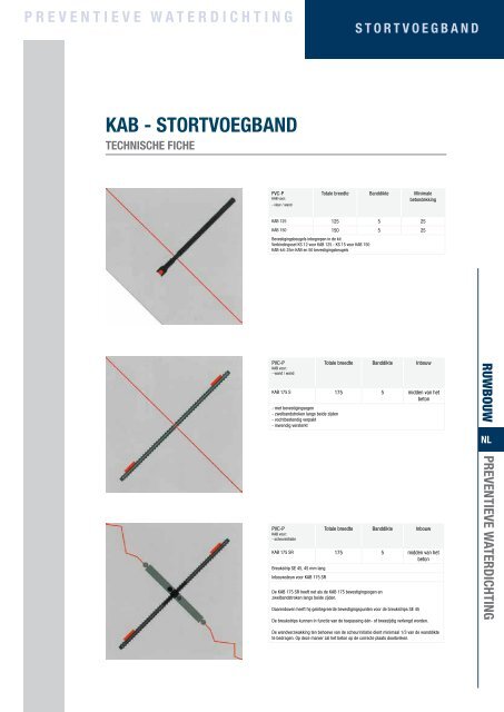 KAB - STORTVOEGBAND - Emergo