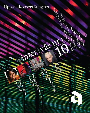 Programtidning 1/10 (pdf) - Uppsala Konsert & Kongress