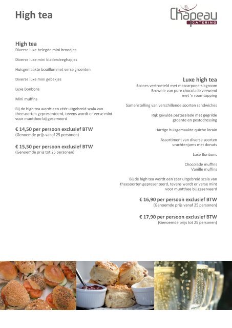 BROCHURE 2012 - Chapeau Catering