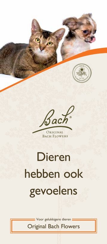 Bach folder Dieren - Anita Hoogmoed
