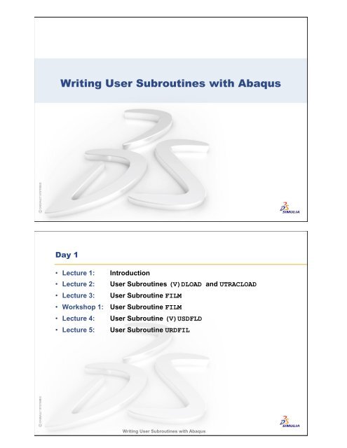Writing User Subroutines with Abaqus