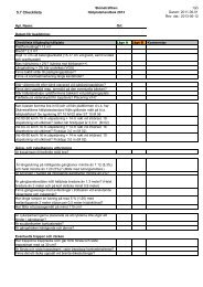 Checklista o besiktningsutlåtande - Skånetrafiken