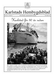 Nr 3 2007 - Karlstads Hembygdsförening