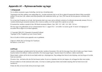 Appendix A1 – Rytmesværheder og tegn - Danmarks Gymnastik ...