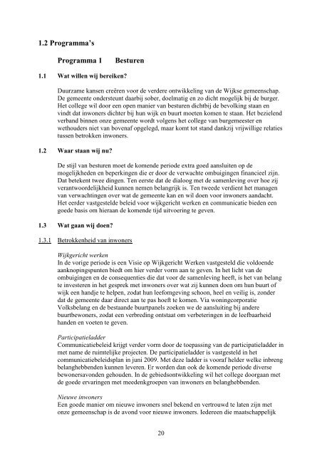 Programmabegroting_2011_tbv_Raad - gemeente Wijk bij Duurstede