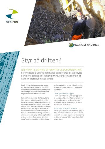 Styr på driften? - Orbicon