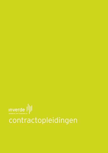 contractopleidingen - Inverde