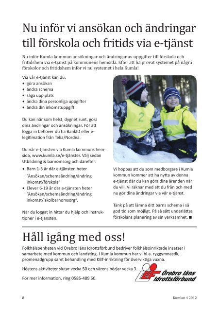 I detta nummer - Kumla kommun