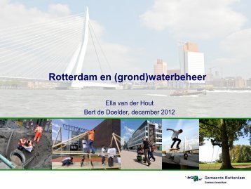 Presenatie Ella van der Hout, Bert de Doelder - Grondwatercollectief