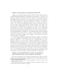 Pappus van Alexandrië, Verzamelwerk, Boek VII ... - J.P. Hogendijk