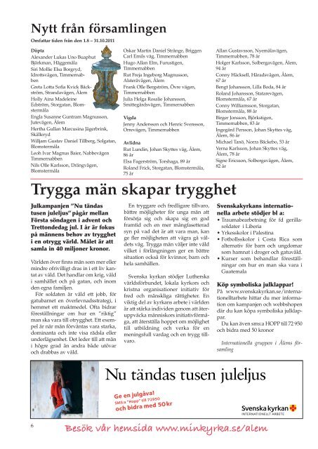 2011 nummer 4 - Minkyrka.se