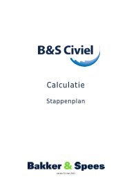 Stappenplan Civiel Calculatie - Bakker & Spees