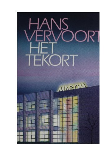 Het tekort - Hans Vervoort