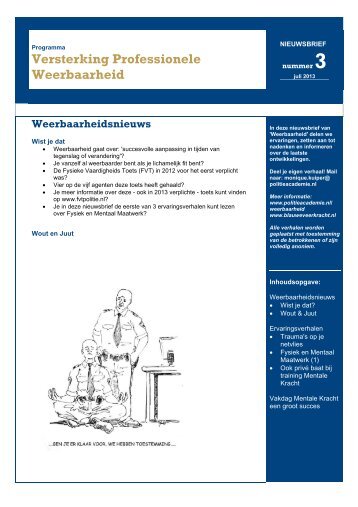 juli 2013 - Politieacademie