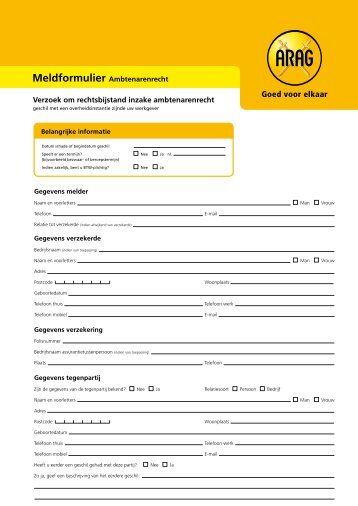 Ambtenarenrecht - ARAG Rechtsbijstand