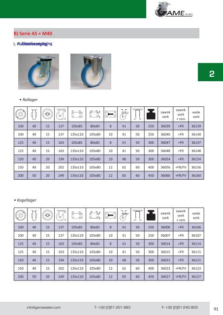 PRODUCTCATALOGUS - GAME BVBA